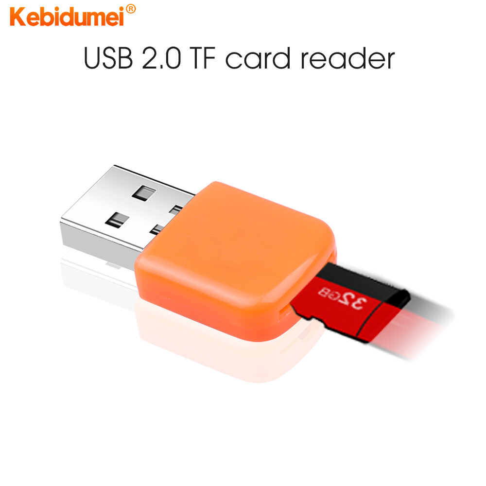 Kebidumei Bộ Chuyển Đổi USB Đọc Thẻ USB 2.0 Tốc Độ Cao Cho Đèn Flash Đầu Đọc Thẻ Nhớ TF Bộ Chuyển Đổi Sang Bộ Chuyển Đổi