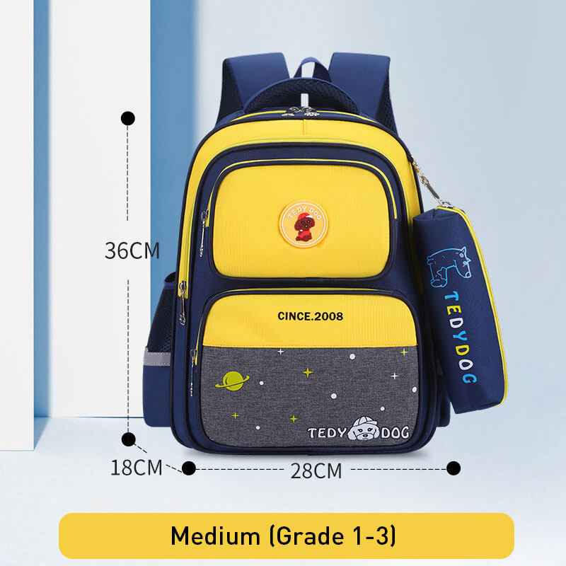 YA ZHOU LONG children's large-capacity waterproof backpack