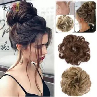 La Vis Easy To Wear Stylish Hair Scrunchies Naturally Messy Curly