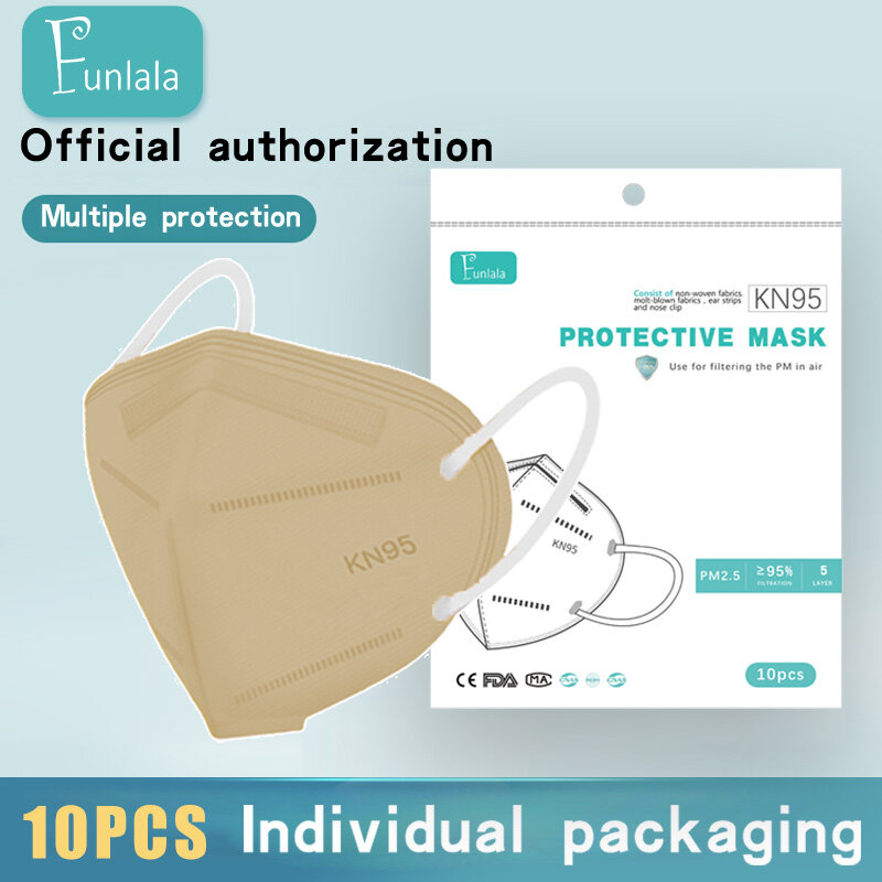 Kn95 Mask Original 50/100pcs Kn95 Mask FDA Approved Medical Face Mask