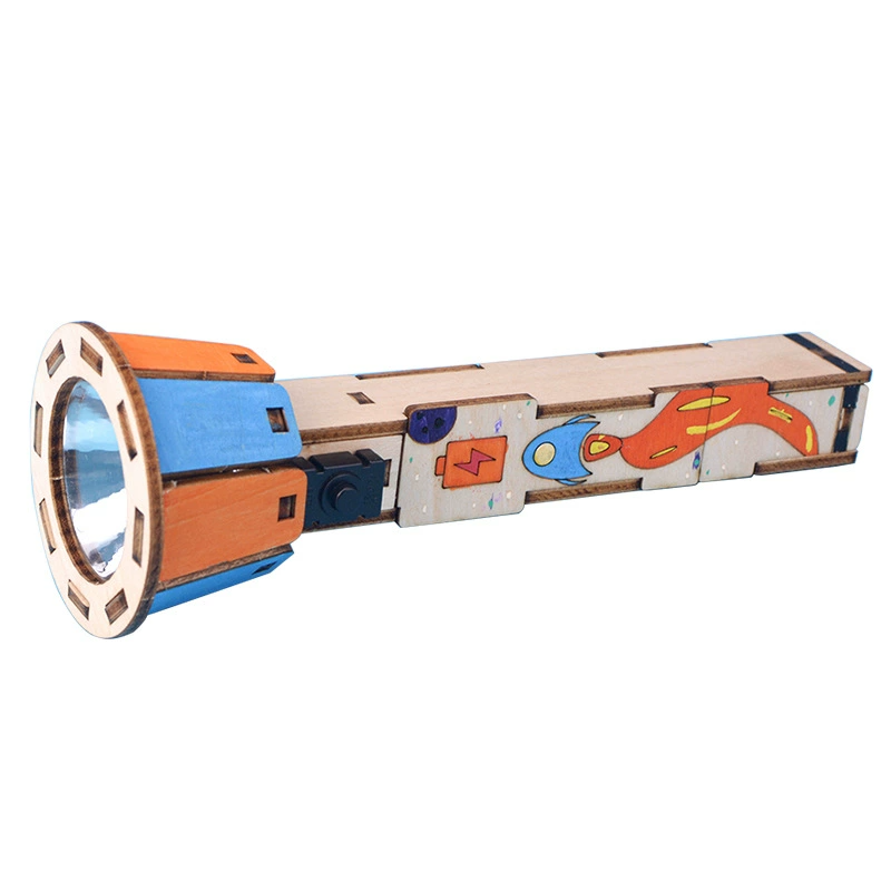 DIY flashlight technology small production set, self-made manual assembly, electrical, physical, and scientific experiments Science and education toys