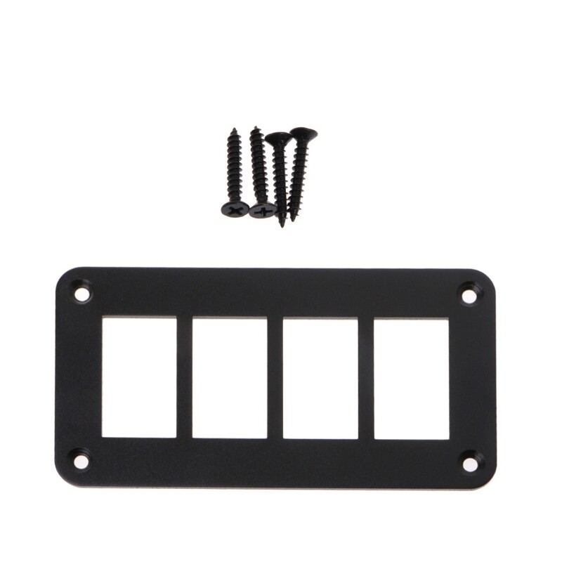 Car Boat Rocker Switch Clip Panel Patrol Holder Housing For ARB Carling 2/3/4/6 Way Aluminum Alloy Panel