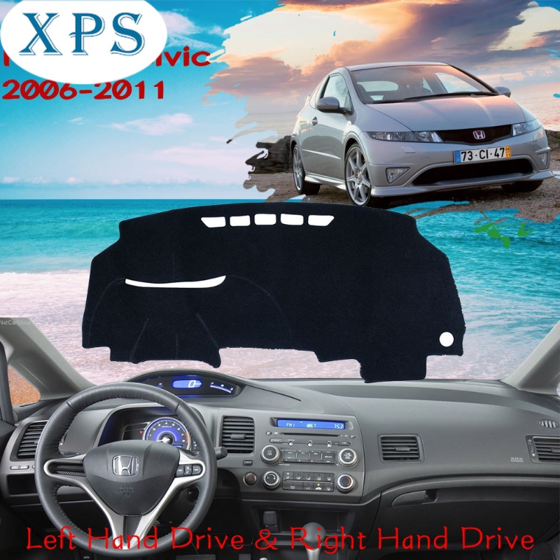 Xps Tấm Phủ Bảng Điều Khiển Tấm Bảo Vệ Thảm Tránh Ánh Sáng Cho Honda Civic 8 2006 ~ 2011 2007 2008 Thảm Che Nắng Xe Hơi