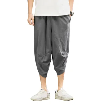 loose cropped pants