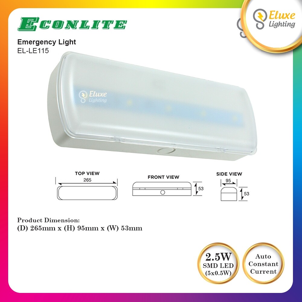 ECONLITE LE115 HIGH EFFICIENCY EMERGENCY LIGHT Lazada