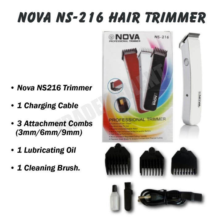 nova trimmer attachment comb