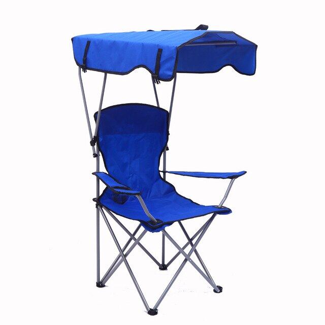 collapsible chair with canopy