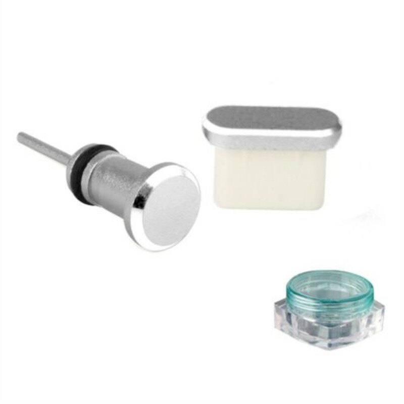 Universal Type C Charging Port 3.5mm Earphone Jack Metal Dust Plug for Xiaomi Huawei Android Phone Earphone Port Headset Stopper