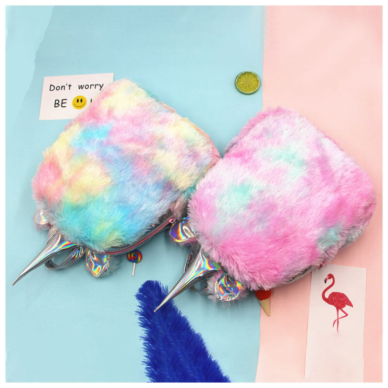 HOBIBEAR children's backpack Unicorn Plush Backpack