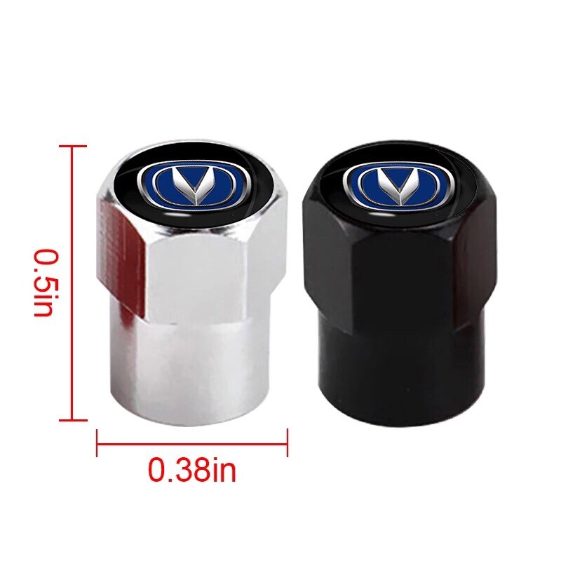 [FEI YING]4Pcs Car Valve Stem Caps Cover Tyre Dust Cap for Bmw E46 M E90 E34 E36 E60 E90 E39 E70 F10 F20 X5 X6 M3 M5 M6 Car Accessories