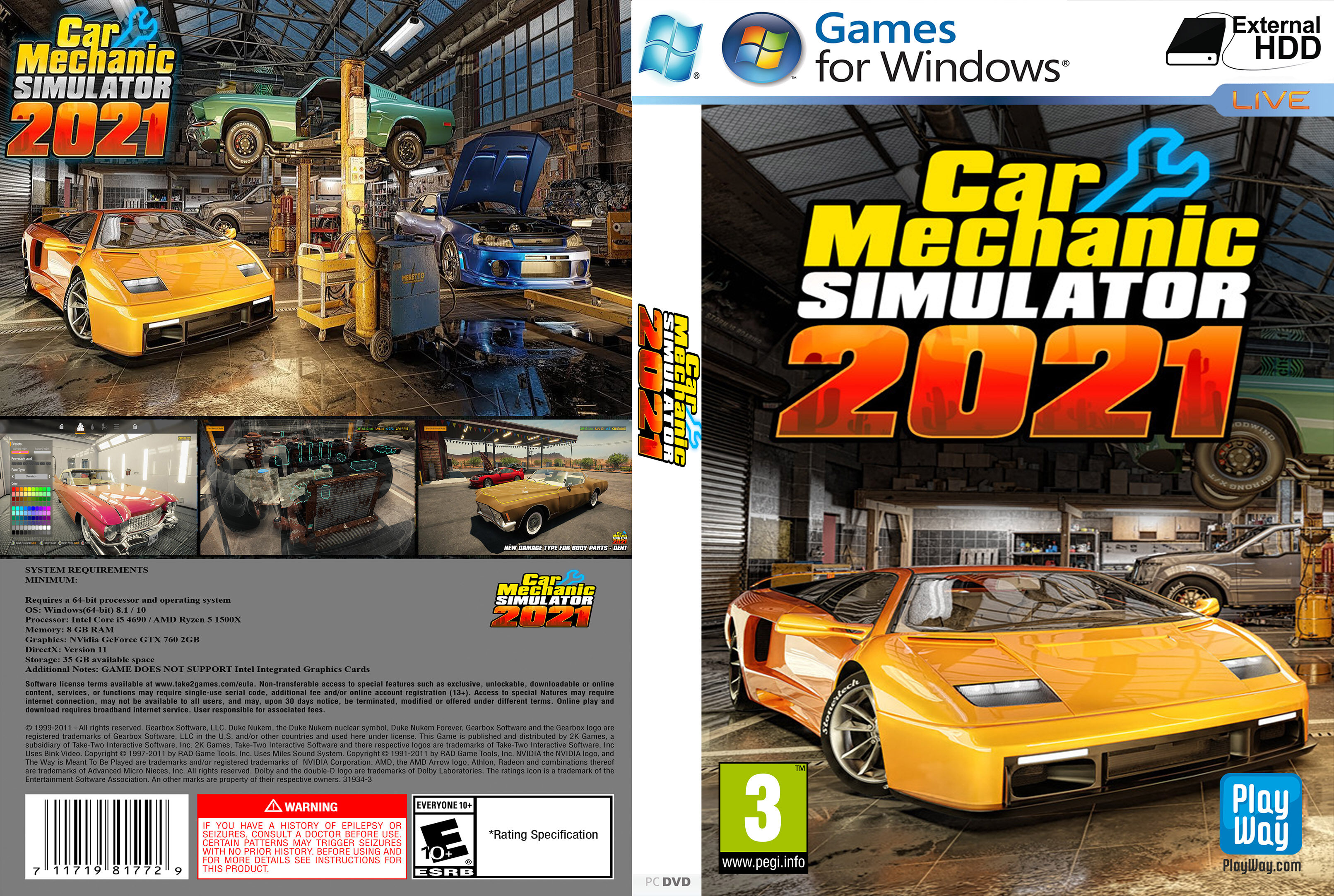 Car Mechanic Simulator 2021 PC GAME Offline [Pendrive INSTALLATION