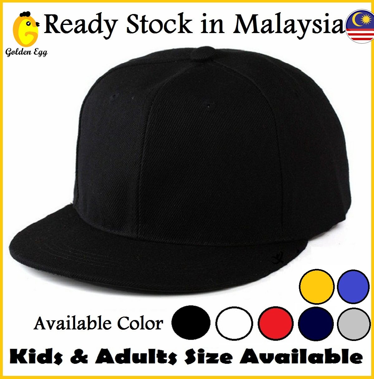 black cap snapback