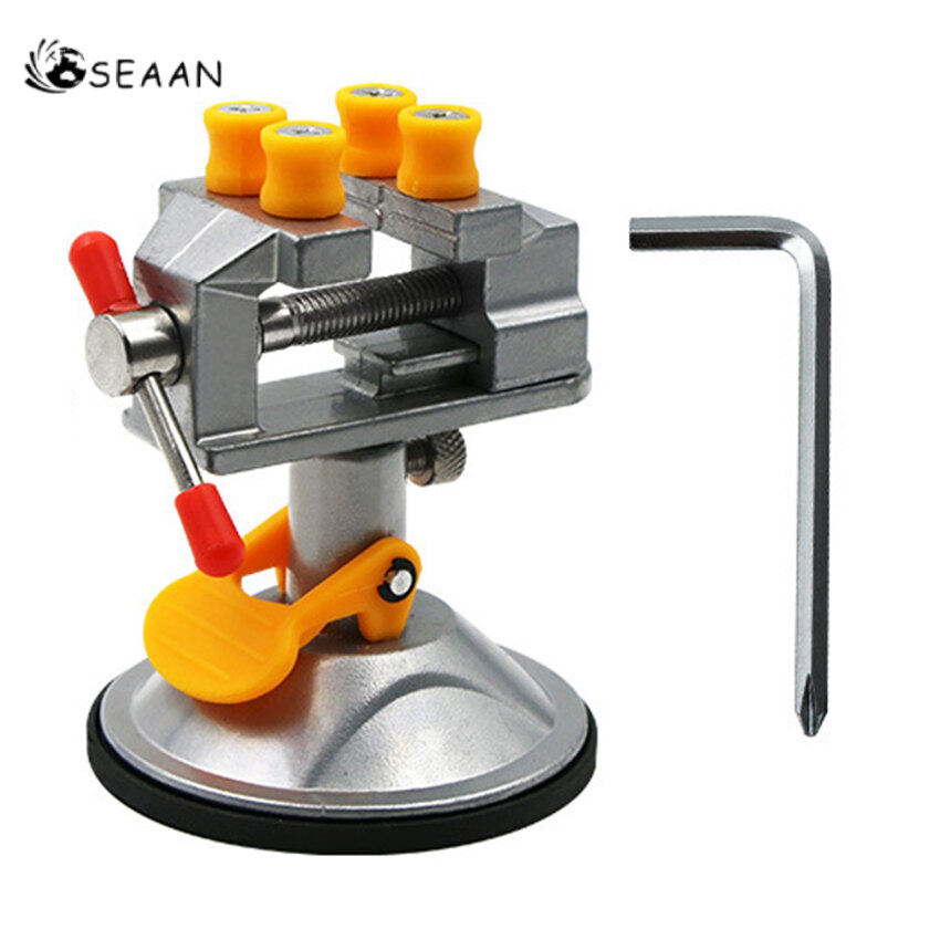 Ê Tô Bàn Kìm Kẹp Bàn Làm Việc Gia Đình Vít Hàm Điều Chỉnh Được Dụng Cụ Cố Định Vị Trí Nhanh Xoay 360 Độ