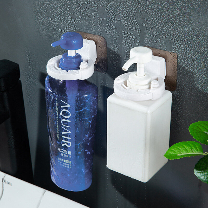 New Universal size adjustment Shampoo Bottle Holder Wall Mounted Magic ...