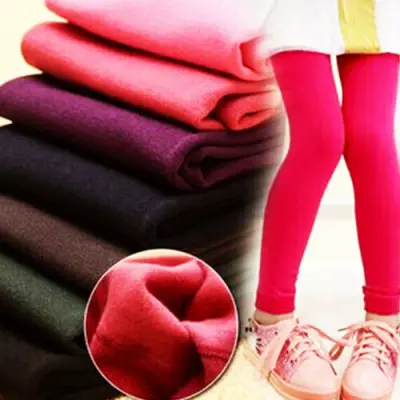 Kingstar123 Legging For Kids Girl Pants Winter Warm Thick Fleece Stretchy Trousers