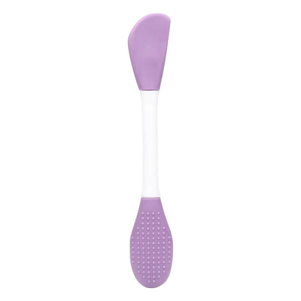 Double-headed Soft Silicone Mask Brush Pore Cleansing Brush Mud Film Smudge Type Mask Brush