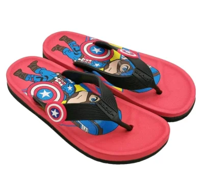 Kids captain america slippers