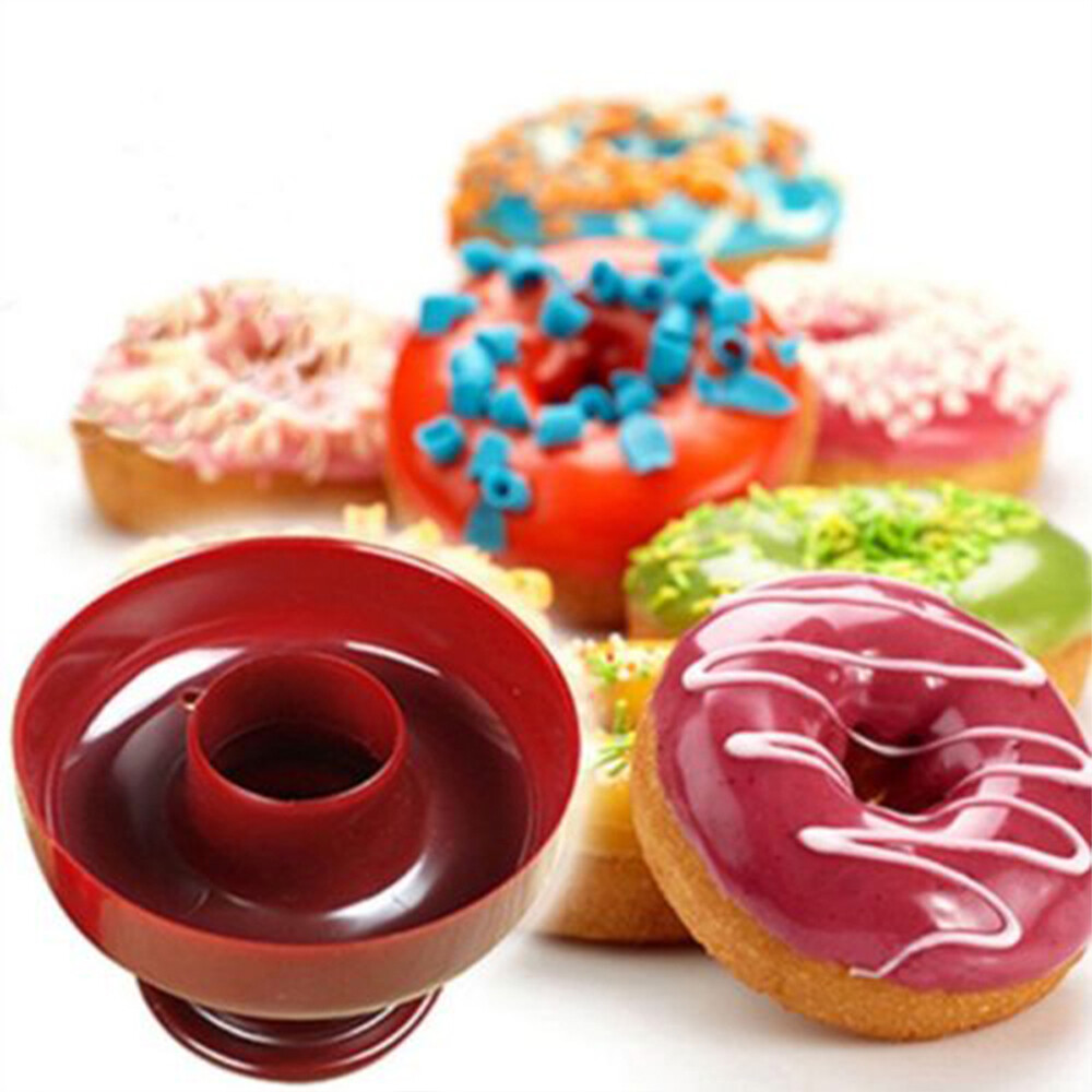 Donut Maker Cutter Fondant Cake Bread Desserts Bakery Mould Mold Baking Tools