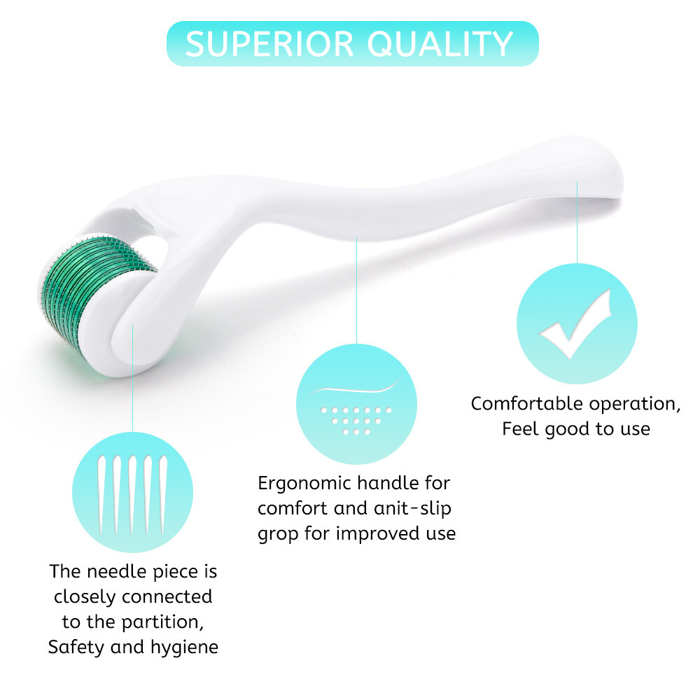 DECINIEE Microniddle Roller for Face Derma Roller 0.2/0.25/0.3mmNeedles Mezoroller Micro-needling Roller Hair-loss Treatment Skin Care