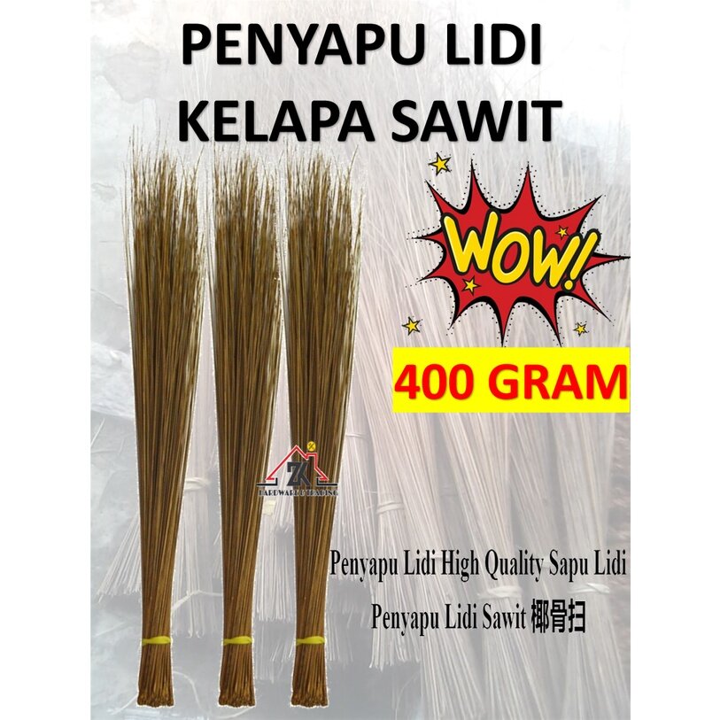 PENYAPU LIDI | LIDI BROOM 400gram | SAPU LIDI KELAPA SAWIT