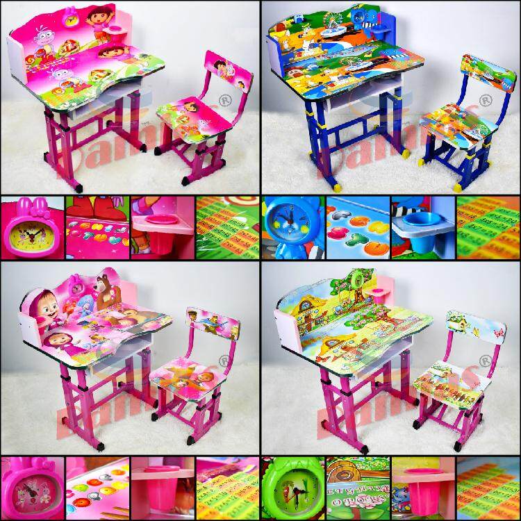 MEJA BELAJAR KANAK-KANAK / KIDS STUDY TABLE (SIRI 2) - LATEST LIMITED