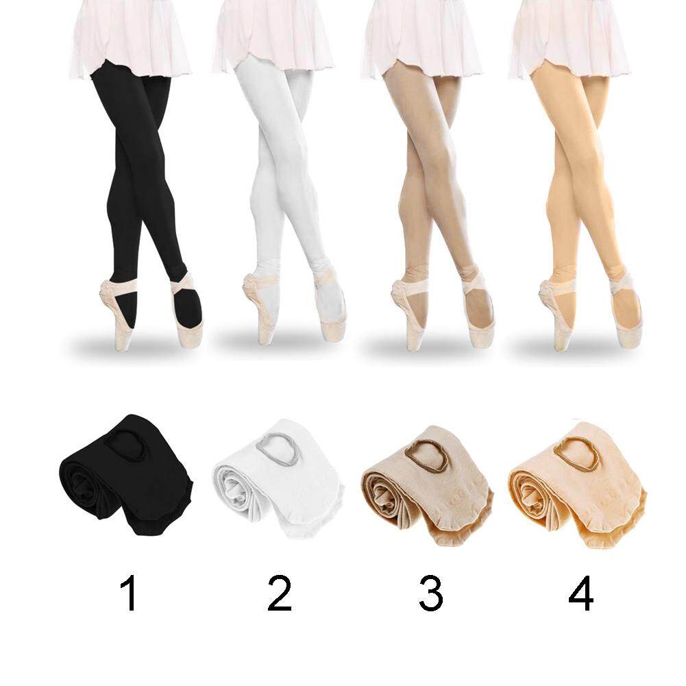 TAP DANCE SOCKS IN NYLON BALLET PINK WHITE OR BLACK