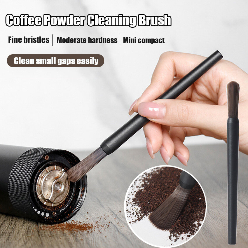 Coffee Cleaning Brush Bar Groove Cleaning Brush Sweeping Brush Grinder Coffee Brush Espresso Machine Long Handle Brush Tool