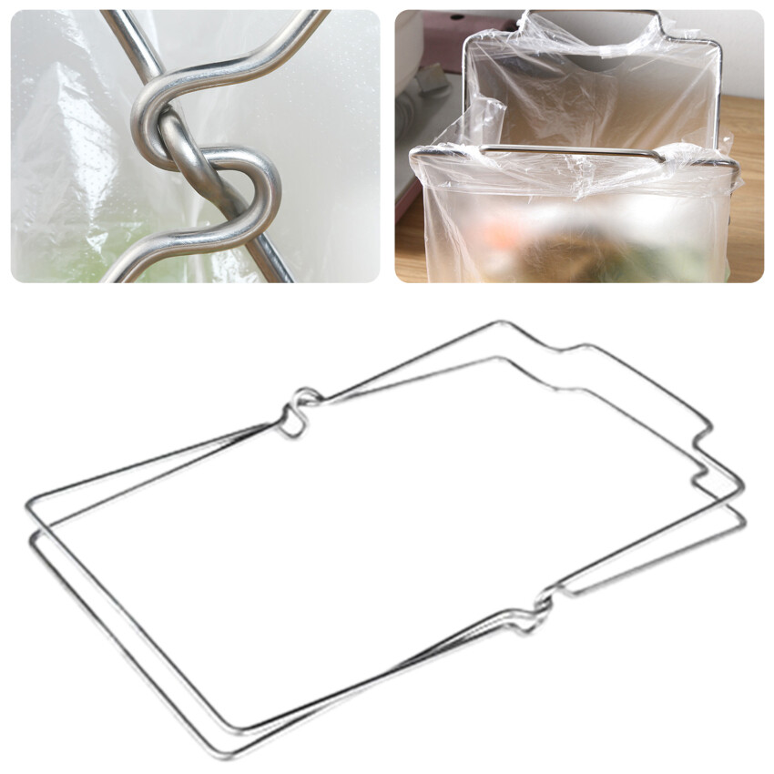 Giá Đựng Rác Nhà Bếp Bằng Thép Không Gỉ Giá Đựng Rác Túi Rác Giá Đựng Gấp Được Giá Đựng Túi Nhựa Giá Đựng Thùng Rác