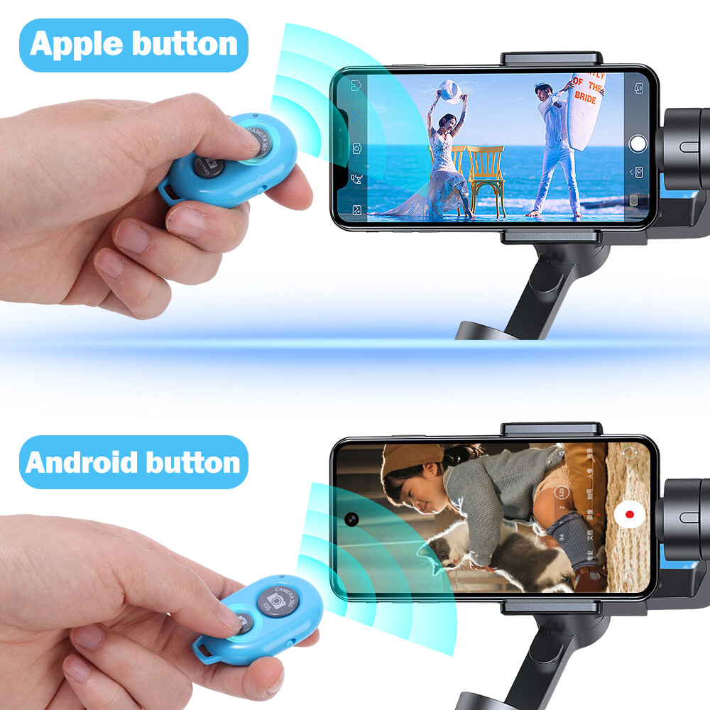 Nút từ xa Bluetooth không dây cho hệ thống IOS Android điều khiển màn trập từ xa ảnh nhóm Selfie Bluetooth
