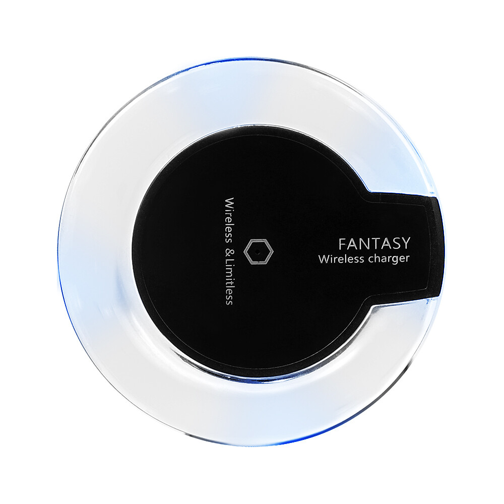 Kebidumei Qi Wireless Charger LED Wireless Fast Charging Pad for Samsung Lumia LG HTC Smart Phone