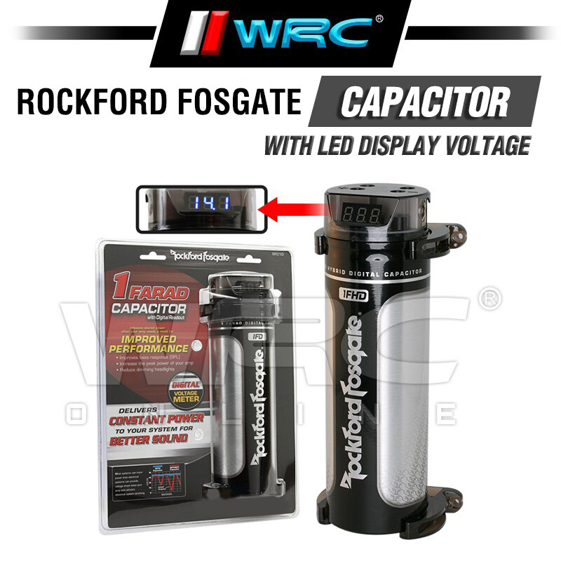 Rockford Fosgate RFC1D 1 Farad Capacitor Energy Storage ...