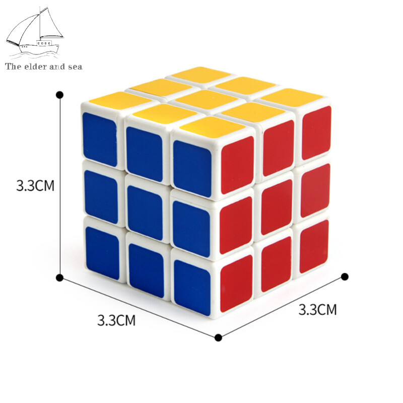 Khối Lập Phương Tốc Độ 3X3 3.3Cm Khối Lập Phương Ma Thuật Trơn Tru Đồ Chơi Xếp Hình Cho Trẻ Em Quà Tặng