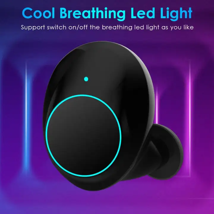 Baseus Tws Wireless Bluetooth Earphone Stereo Headphone Bass Earphones With Mic Iphone Xs Max Shopee Indonesia