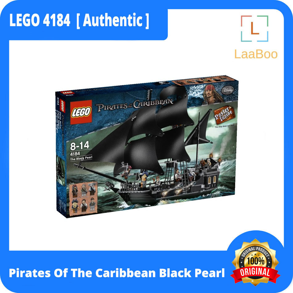 Jack Sparrow Bricklink 4184 Lego Pirates Of The Caribbean Black - Main Image