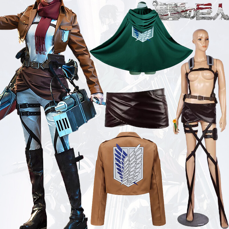 Attack On Titan Shingeki No Kyojin Costume For Adult Women Men