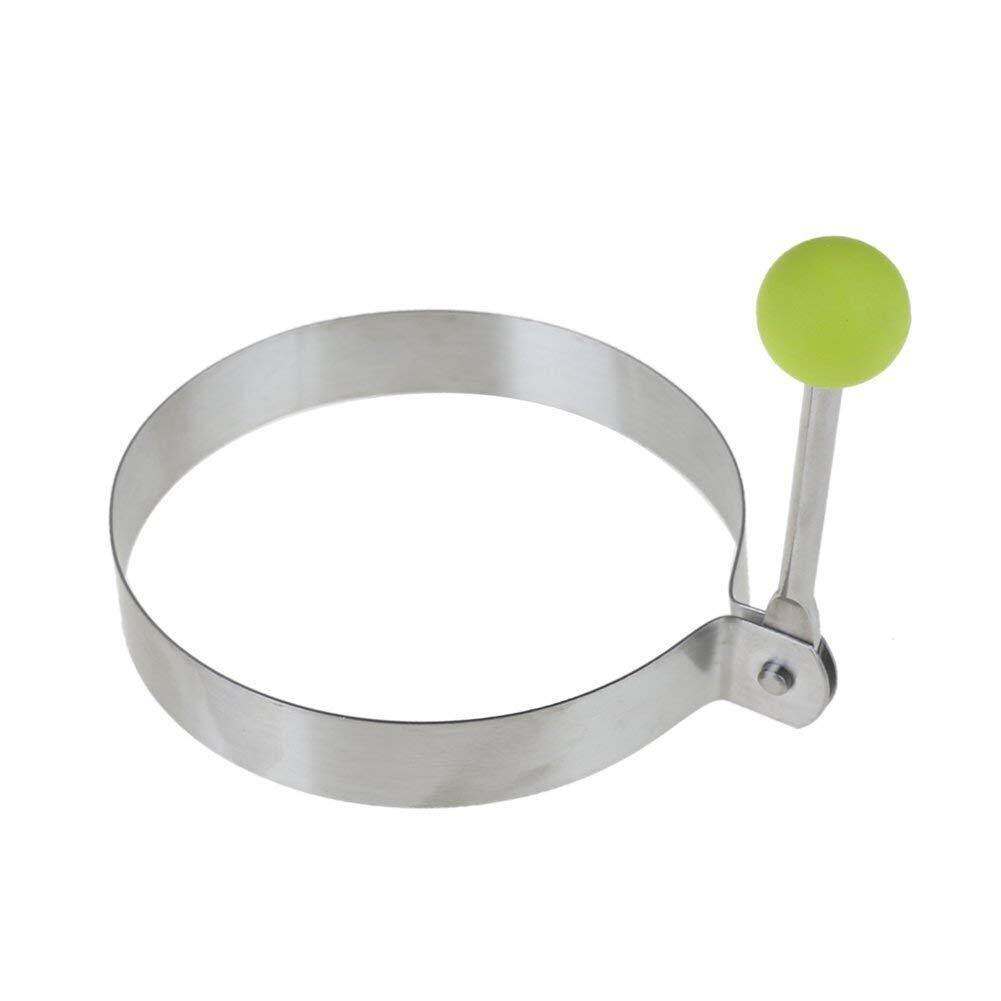 KONCO Fried Egg Mold, Stainless Steel Frying Pancake Ring Egg Model, Star Love Flower Round Shape Egg Kitchen Tool