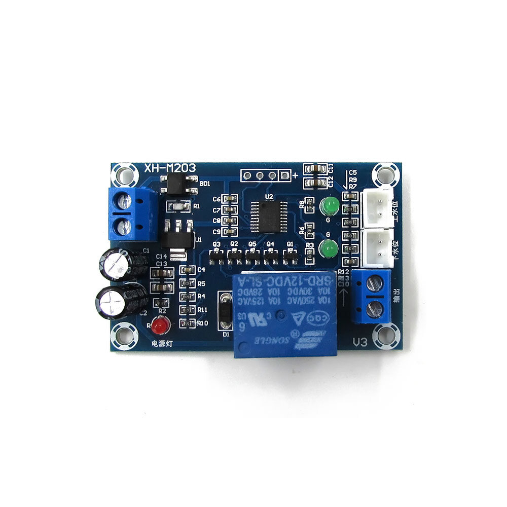 XH-M203 12V Water Level Controller Automatic Water Level Controller Relay Pump Switch Liquid Sensor Switch Level Control Board