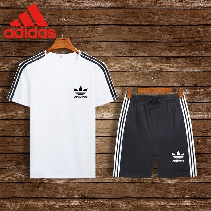 adidas shorts and top set mens