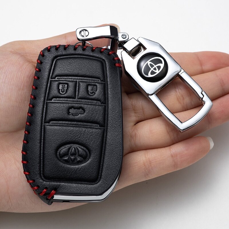 Bao Da Chìa Khóa Móc Khóa Xe Hơi Toyota Đồ Bảo Vệ Móc Chìa Khóa Điều Khiển Từ Xa