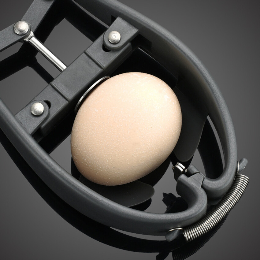 Eggshell Cracker,Stainless Steel Rapid Egg Opener, Automatic Egg Cracking Tool, Easy Eggshell Cutter Stainless Steel Eggshell Cutter Egg Separator
