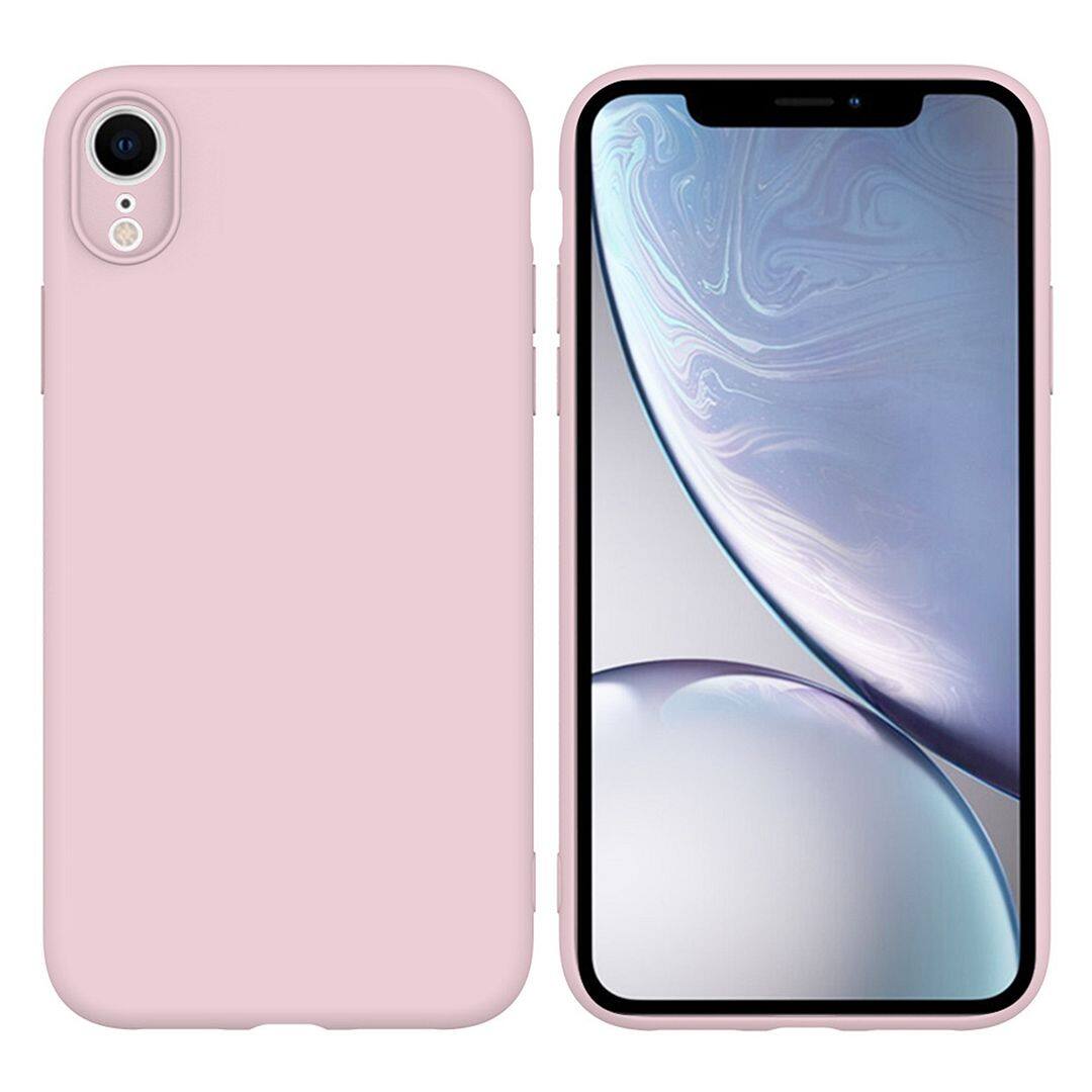 For Apple iPhone XR (6.1") CaseỐp lưng silicon mềm mới mềm Vỏ màu dễ thương Bộ đệm chống sốc Vỏ điện thoại Phone Casing