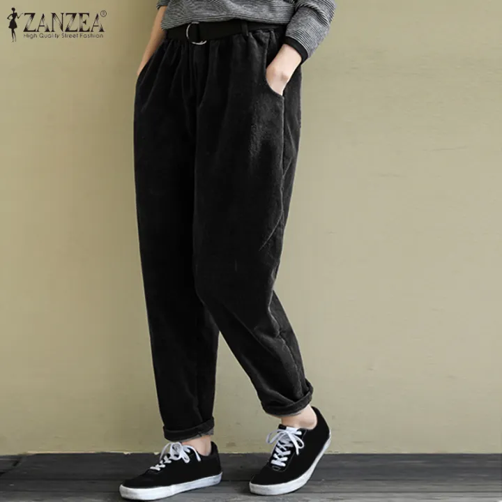womens baggy corduroy trousers