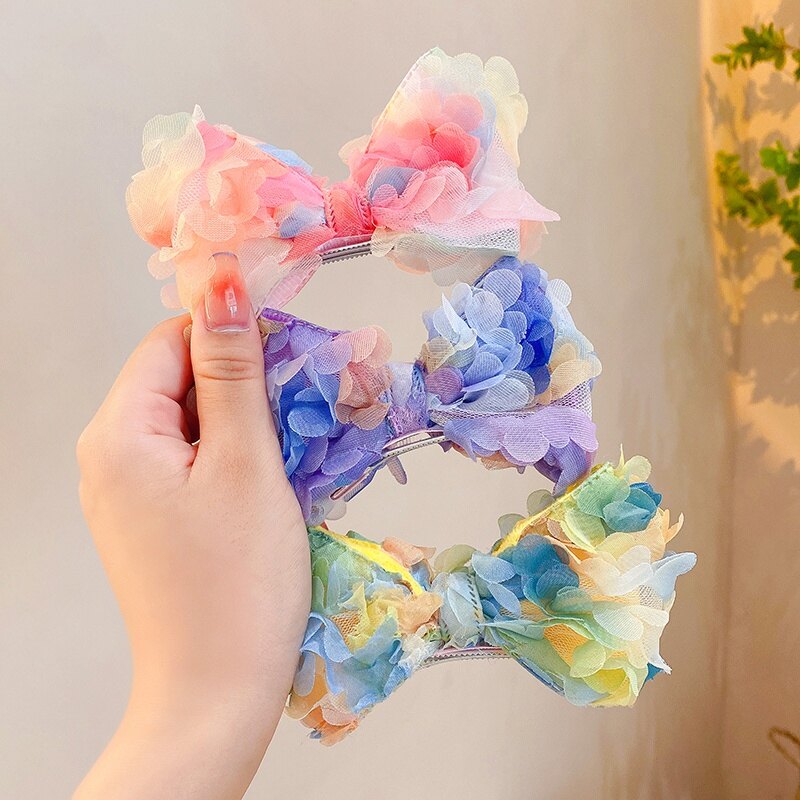 Kẹp Tóc Nơ Công Chúa Dễ Thương Cho Bé Gái