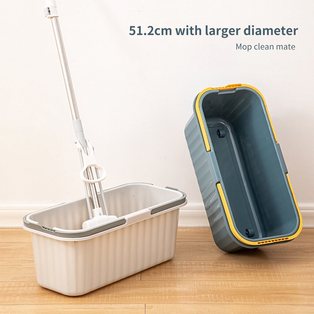 CNMF Household plus long large capacity rectangular plastic mop bucket