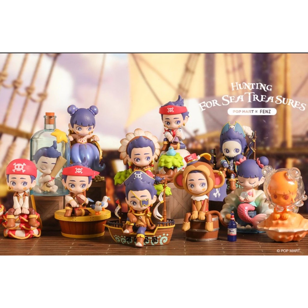 Ready Stock] Popmart Nezha Hunting for Sea Treasures Series Blind 