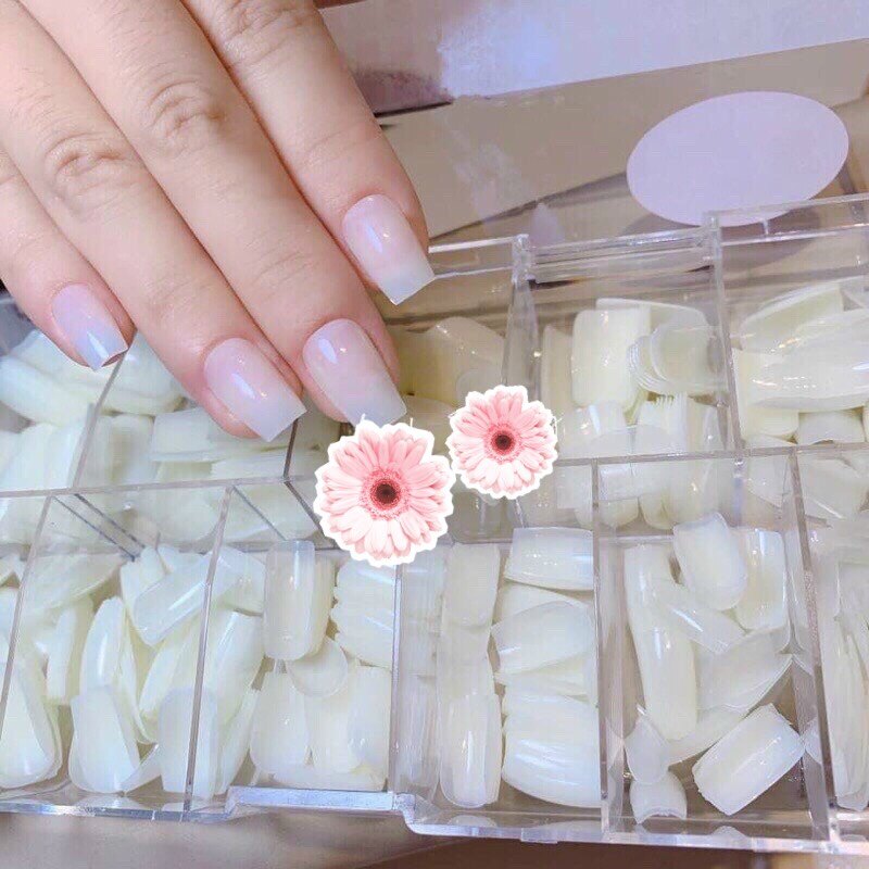 (Hàng mới về) Móng úp hạt na form ngắn  móng úp hàn  form hàn HSM dành cho Nail