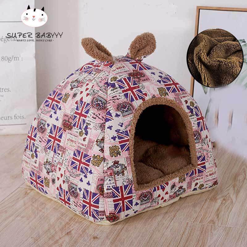 Giường Ngủ Cho Chó Kennel SBY, Nhà Di Động Cho Mèo Có Thể Gấp Lại, Tổ Mềm Ấm Áp Bốn Mùa Phổ Thông