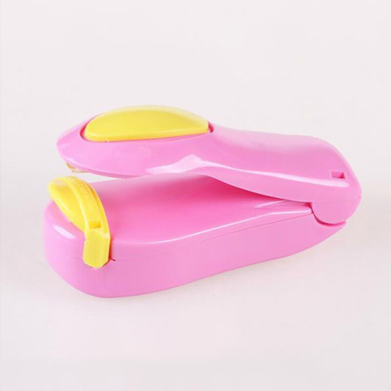 KUDIXIONG Household mini snack sealer portable plastic bag sealer hand pressure small heat sealing sealer