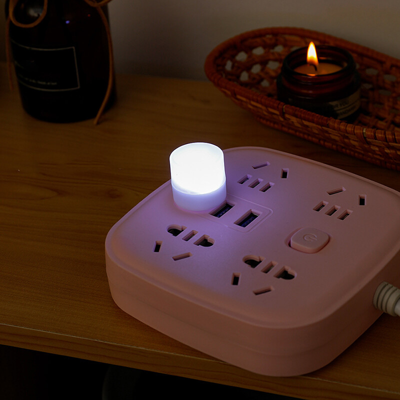 SAWU LED Night Light USB Eye Protection Light Bedroom Bedside Atmosphere Light Portable Emergency Night Light