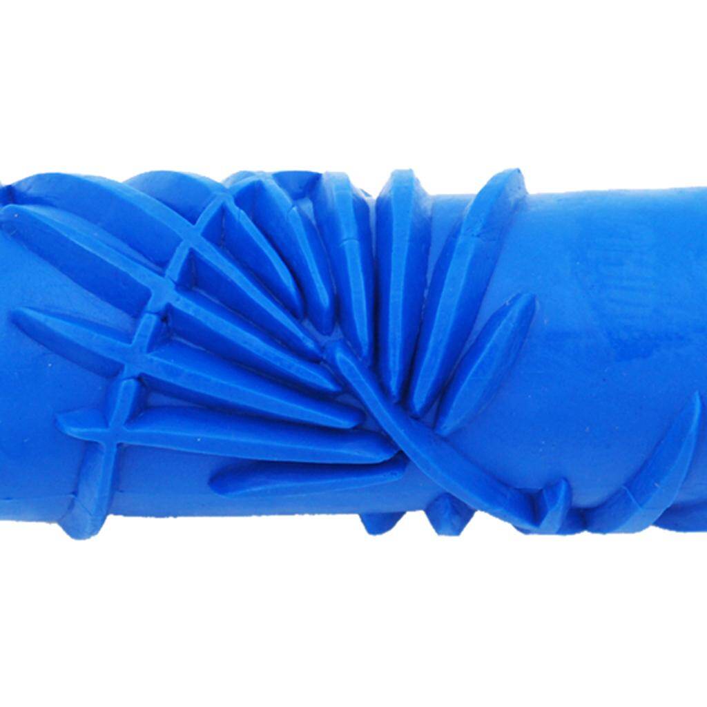 Blesiya 5'' Rubber Empaistic Pattern DIY Wall Decoration Painting Paint Roller Tool